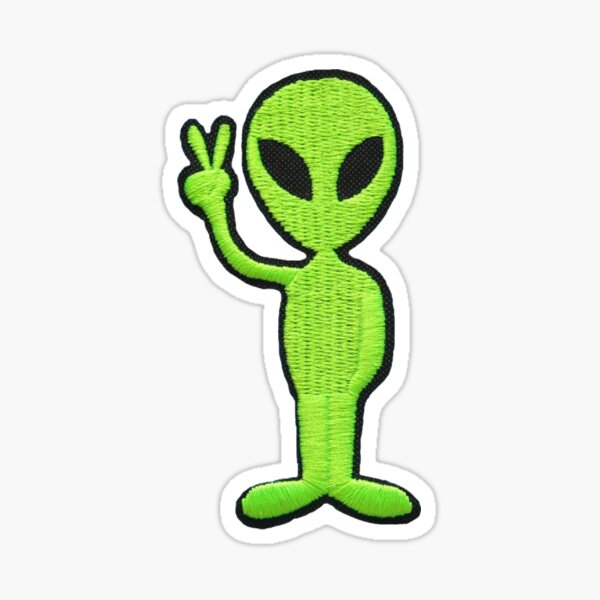 Пришелец зеленый человечек