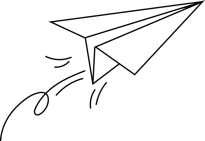 Бумажный самолетик