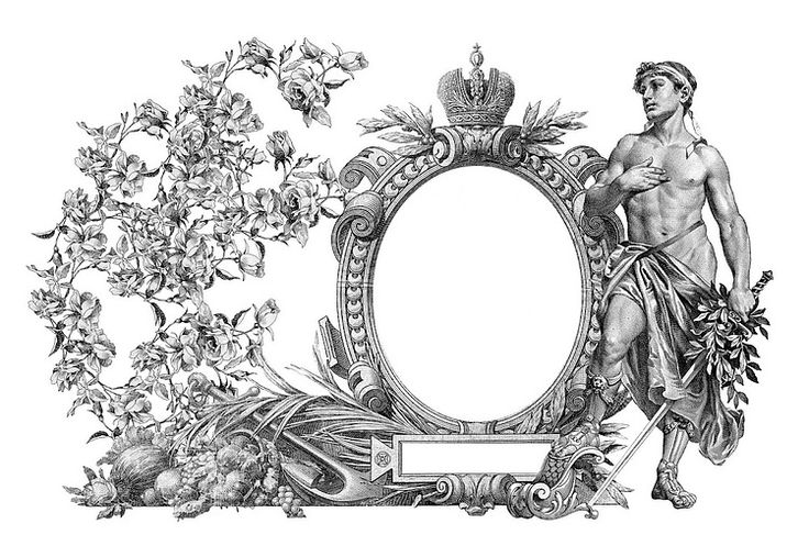 Рамка в античном стиле