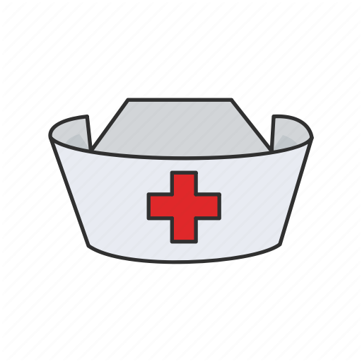 Медицинский колпак с красным крестом