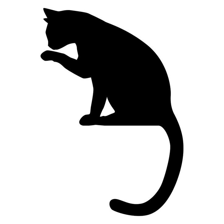 Силуэт кота