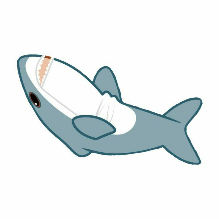 Акула рисунок без фона