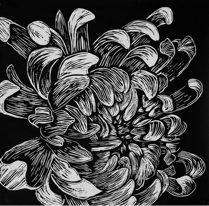 Граттаж техника рисования