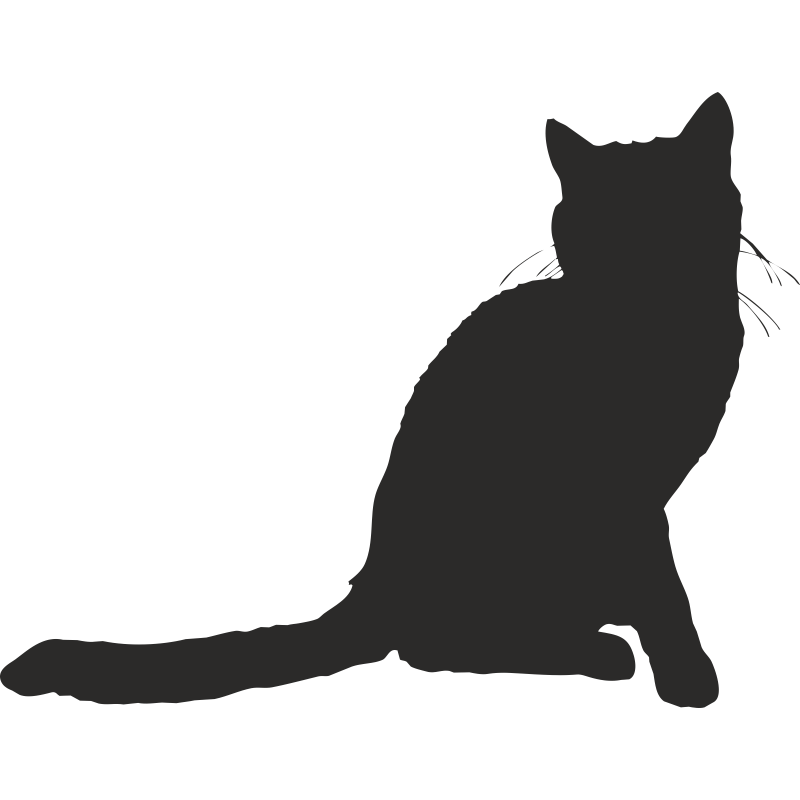 Силуэт кошки