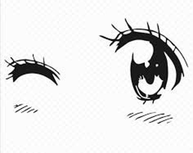 Анимешные глаза без фона