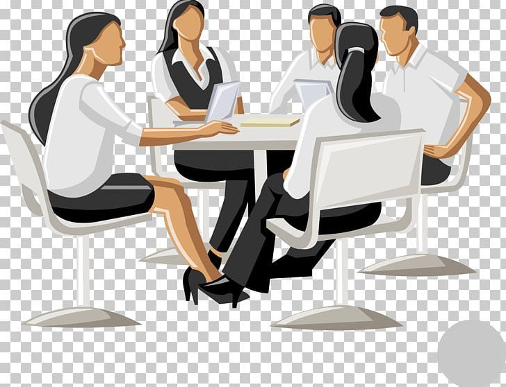Деловая беседа иллюстрации