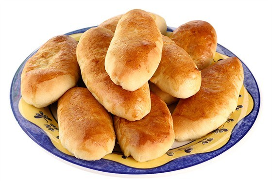 Пирожки на тарелочке