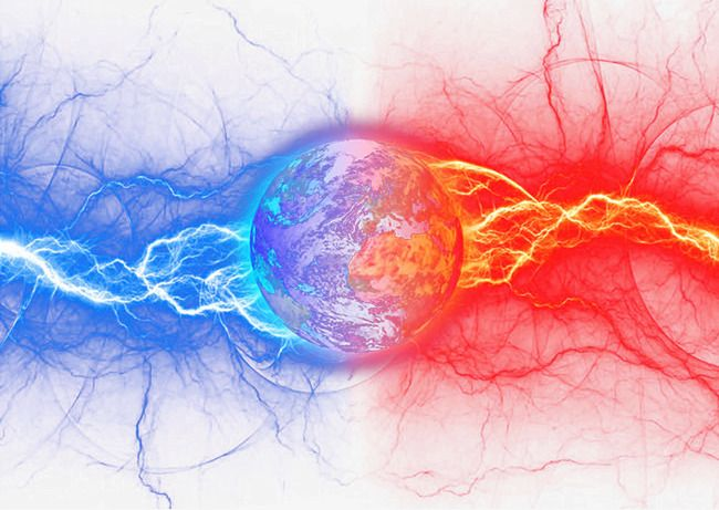 Молния на белом фоне