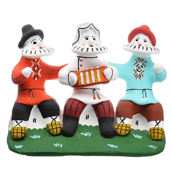 Народная глиняная игрушка Каргопольская