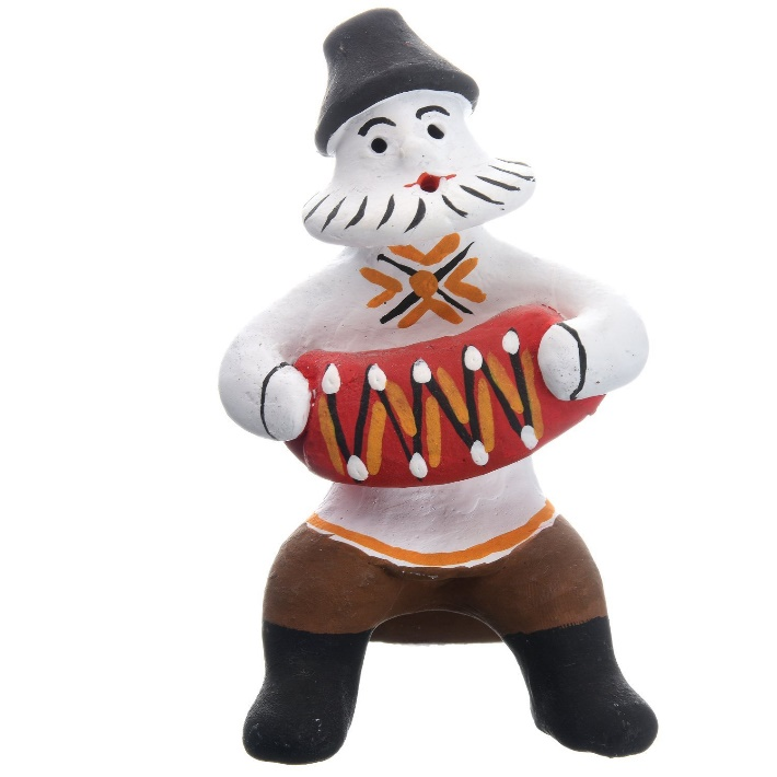 Каргопольская глиняная игрушка Полкан