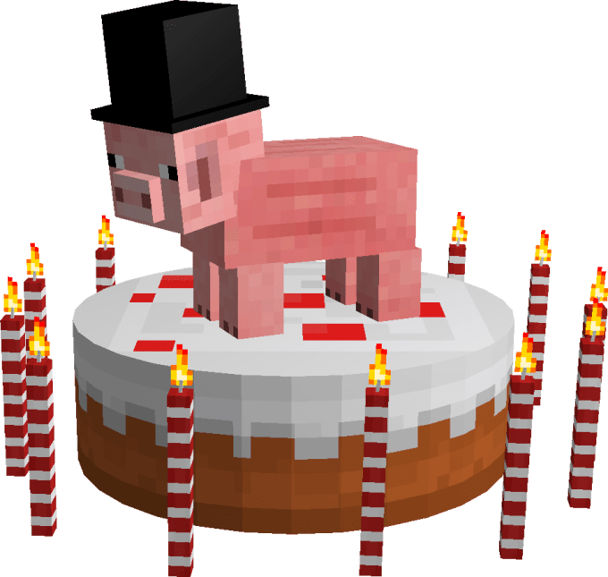 Свинка майнкрафт