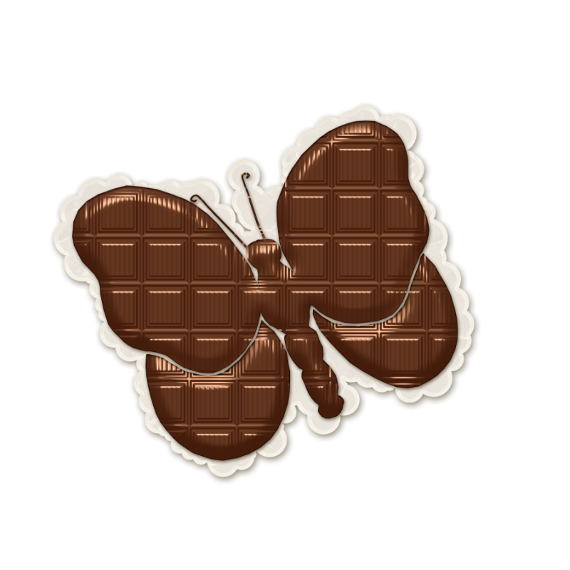 Шоколад на прозрачном фоне для фотошопа