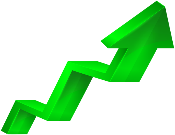 Зеленая стрелка вверх