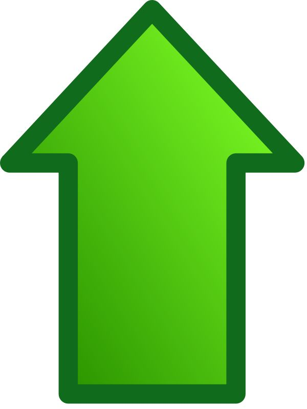 Зеленая стрелка вверх