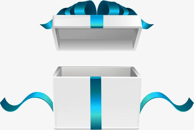Открытая подарочная коробка
