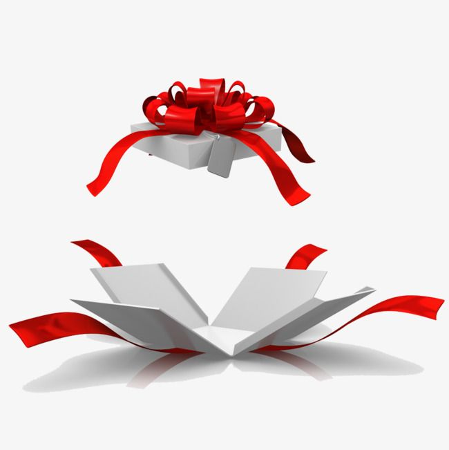 Открытая подарочная коробка