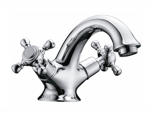 Смеситель ёлочка для раковины двухвентильный