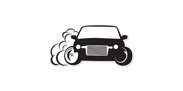 Машина в дрифте вектор