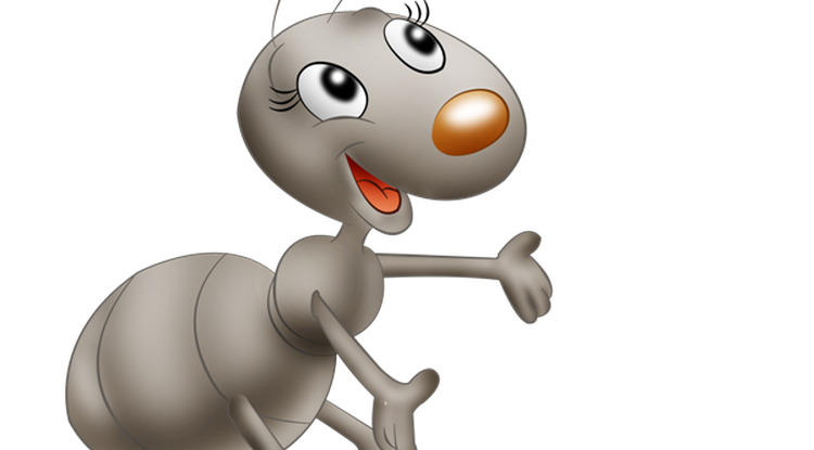 Муравьишка мультяшный