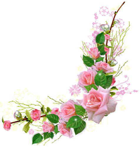 Рамка цветы