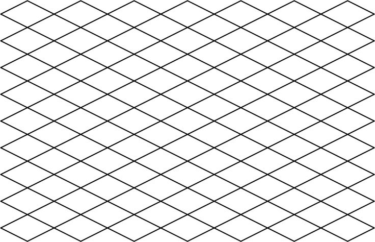 Сетка для изометрии а4
