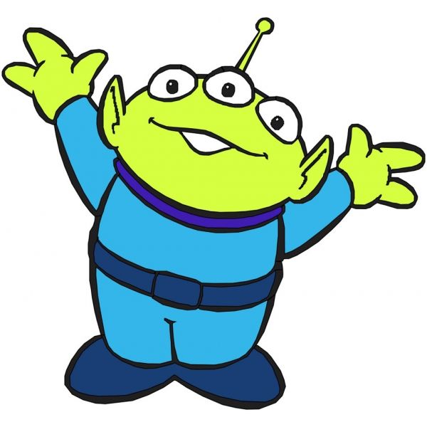 Инопланетянин мультяшка