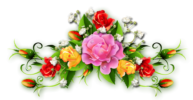 Цветы горизонтальные