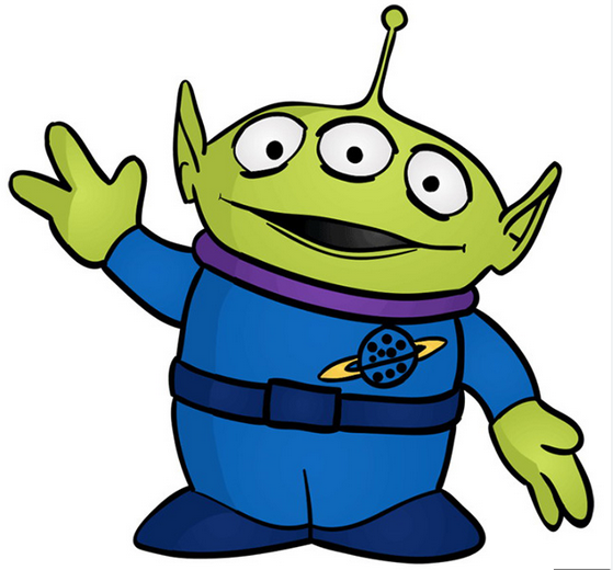 Инопланетянин из мультика