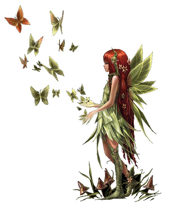 Эльф с крыльями