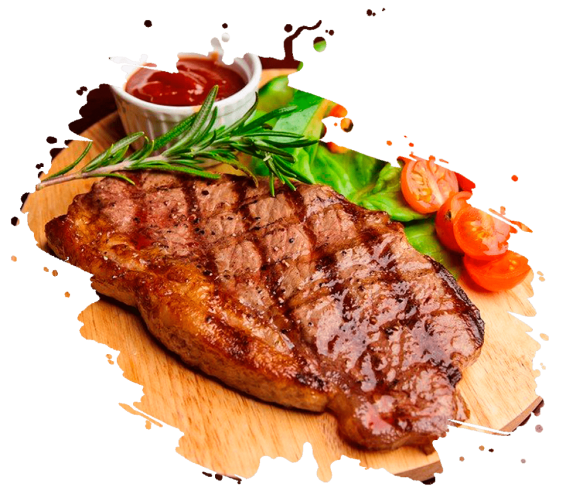 Свиной антрекот на гриле