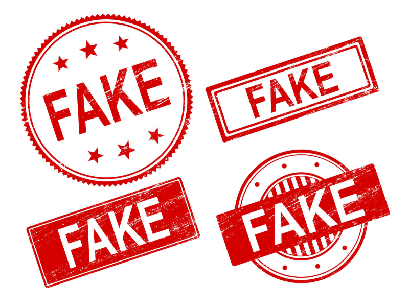 Штамп fake