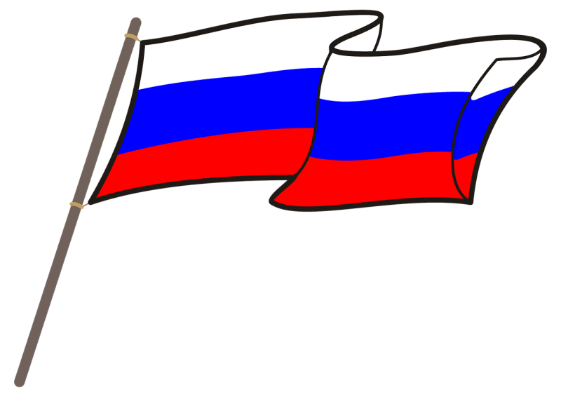 Российский флаг рисунок карандашом