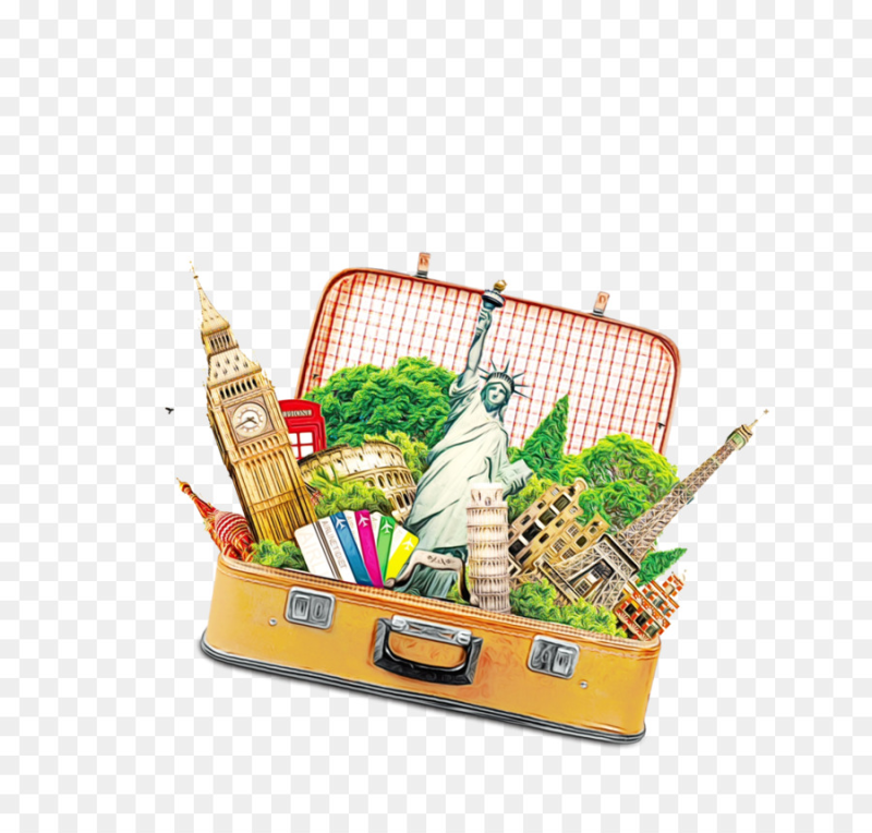 Путешествие на прозрачном фоне