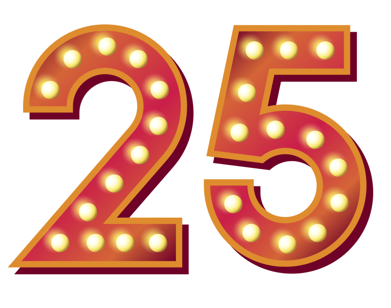 Надпись цифры на прозрачном фоне