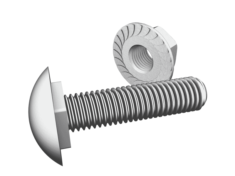 Болт с гайкой