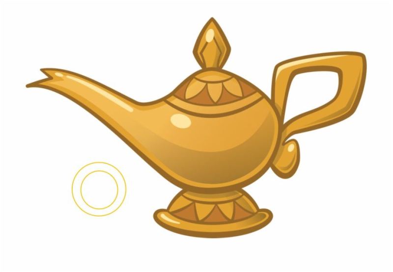 Волшебная лампа Аладдина вектор