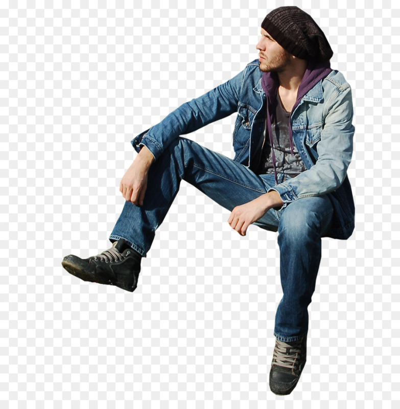 Человек в джинсах