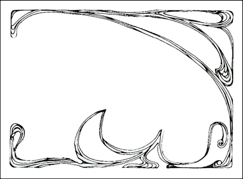 Орнамент арт нуво Модерн