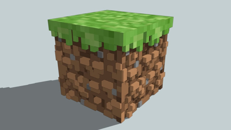 Minecraft блок земли