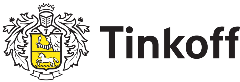 Тинькофф логотип черно белый