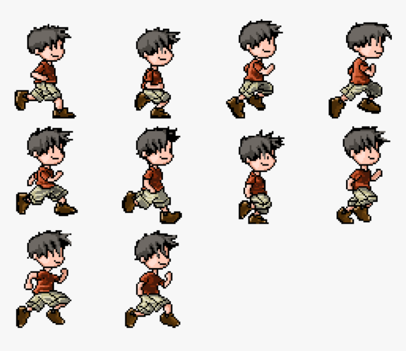 Sprite Sheet персонаж 2d