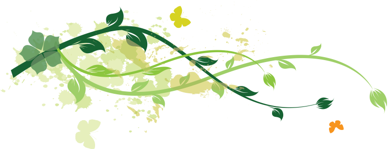 Узор листья