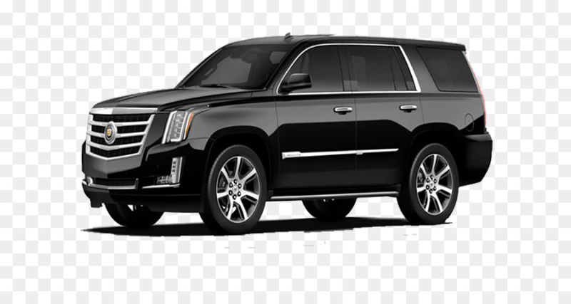 Cadillac Escalade на белом фоне