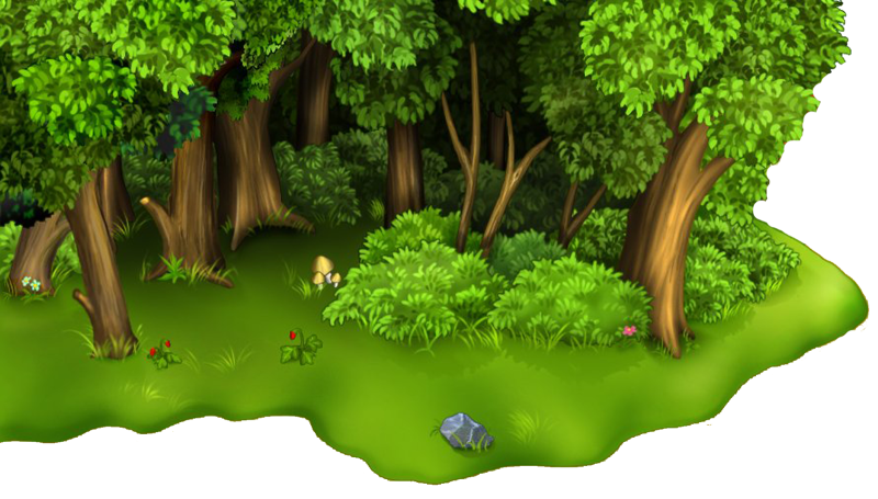 Лес мультяшные