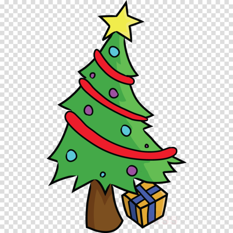 Новогодняя елка мультяшная