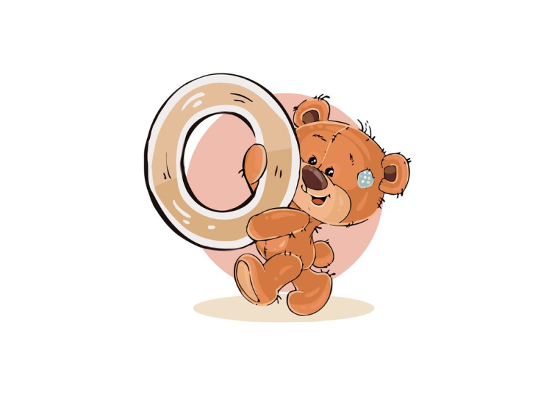 Буквы с медведями f