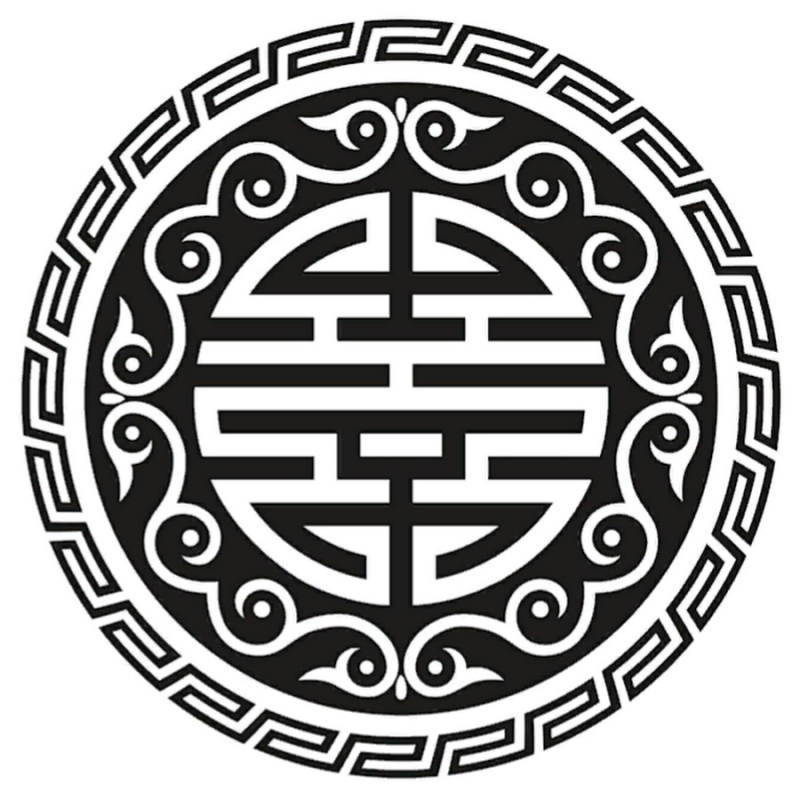 Бурятский молоточный орнамент