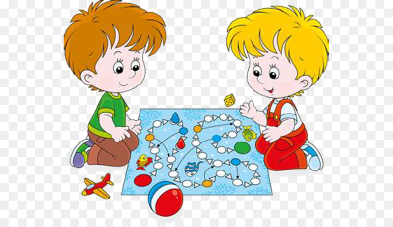 Рисунок играющих детей