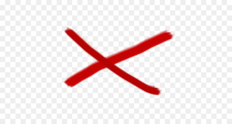 Крестик зачеркнуто