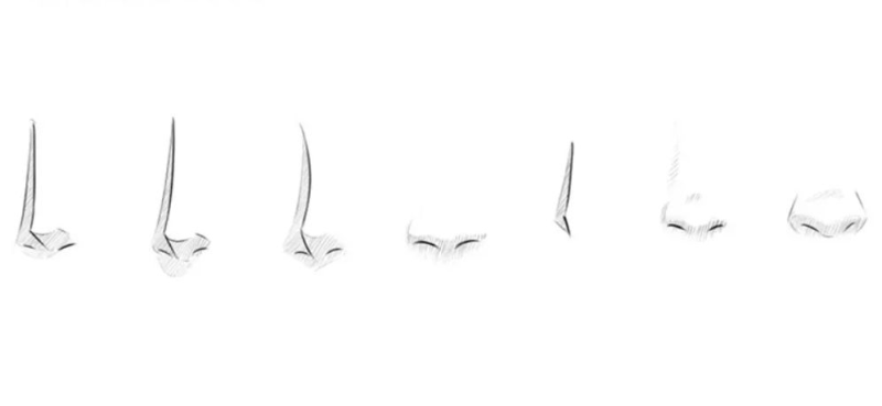 Нос рисунок